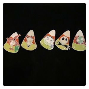 Nightmare Before Christmas Candy Corn pin set.